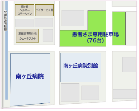 患者さま駐車場